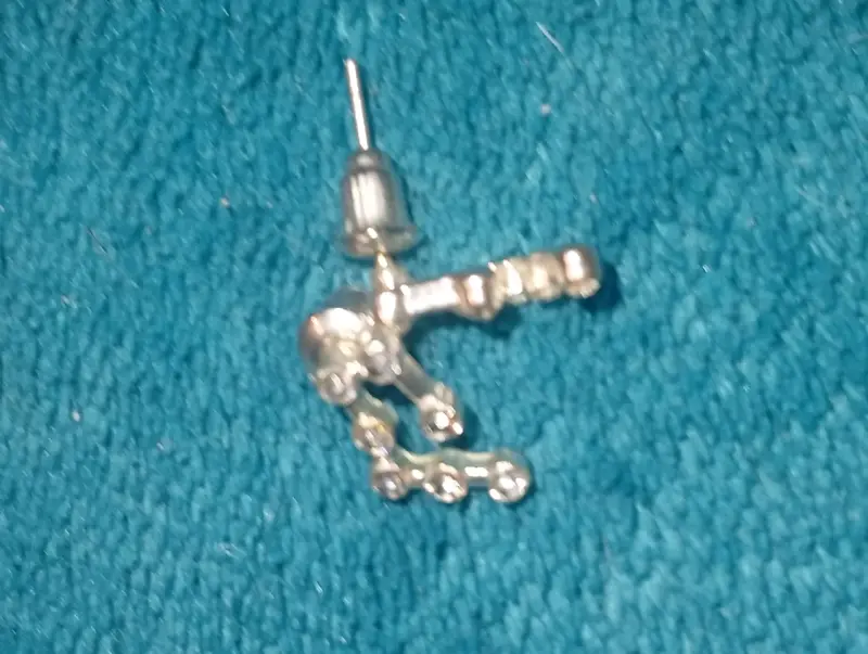 Conjunto de pulsera y aros de plata 925 - 4