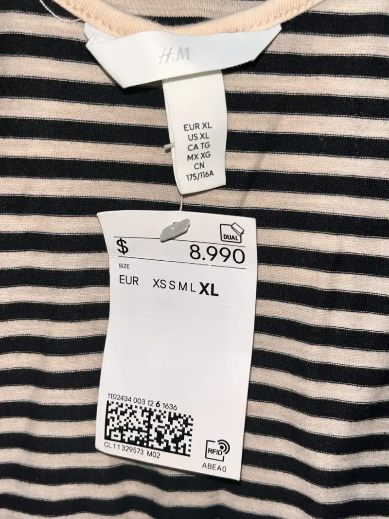 Polera rayada H&M - 4