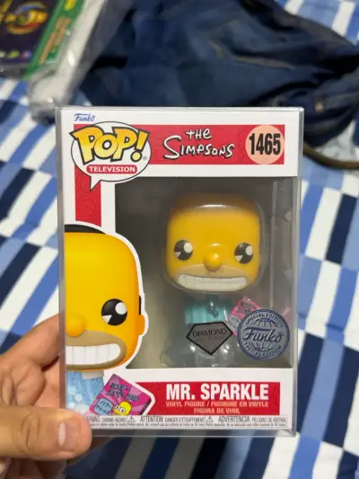 Funko Pop simpsons Mr. Sparkle Edición Especial - miniatura 1