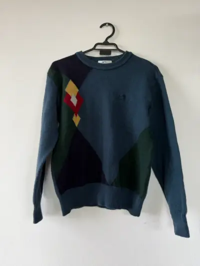 Suéter de lana con diseño geométrico Slazenger - miniatura 1