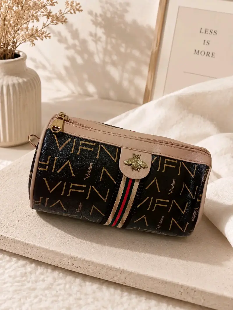 Cartera elegante con diseño estampado