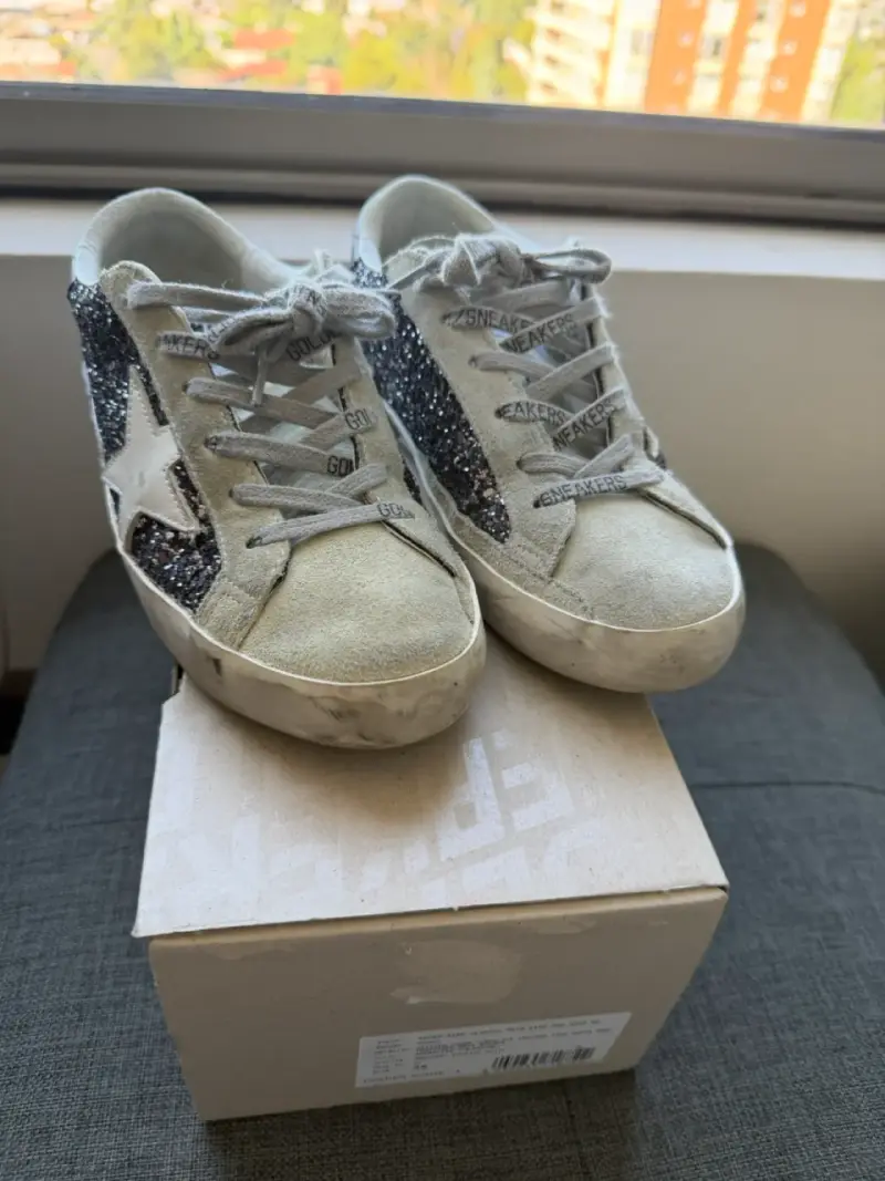 Zapatillas deportivas GGDB con brillo para mujer - 1