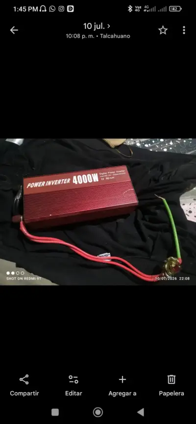 Inversor de Potencia 4000W para Auto - miniatura 1