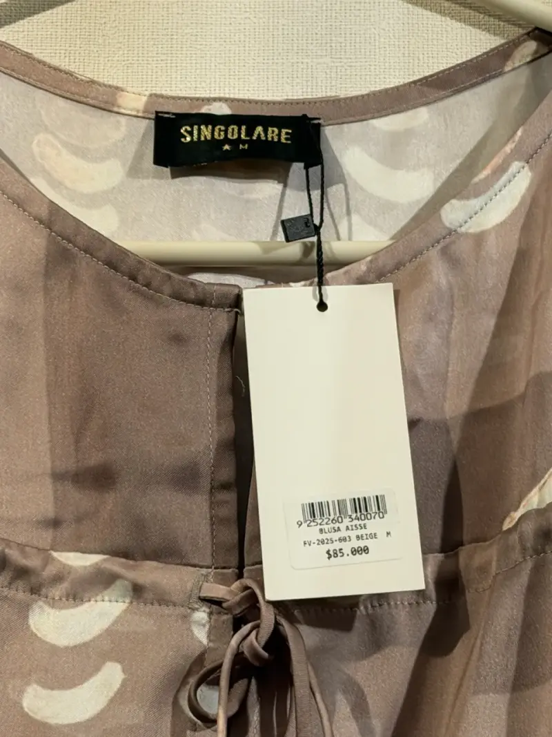 Blusa sin mangas estampada Singolare - 3