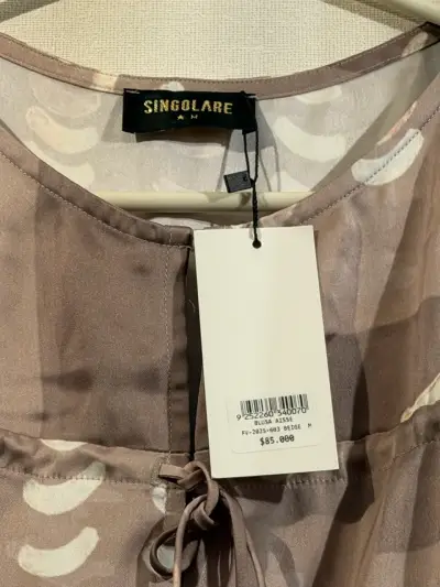 Blusa sin mangas estampada Singolare - miniatura 3