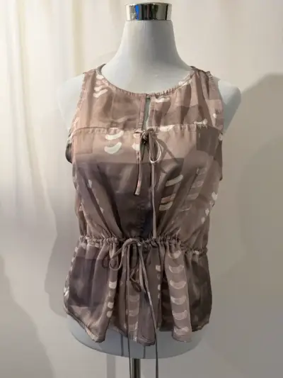 Blusa sin mangas estampada Singolare - miniatura 4