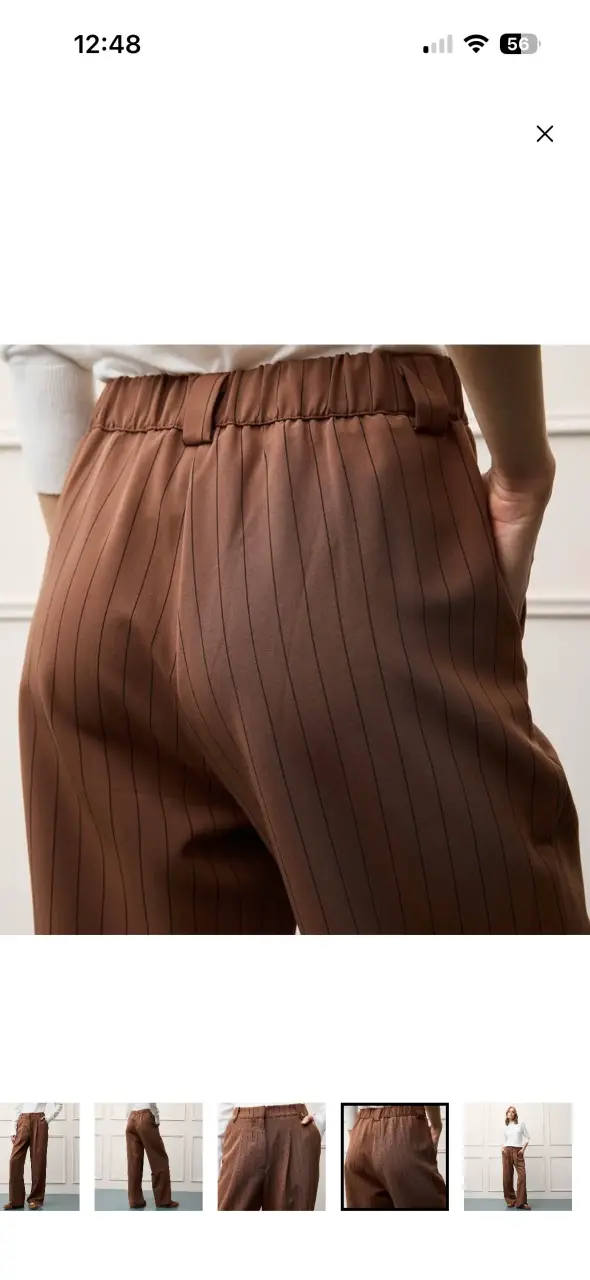 Pantalón Wide Leg Tiro Alto Mujer Basement - 1