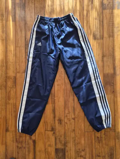 Pantalones deportivos Adidas azul S - miniatura 1