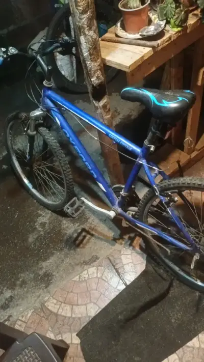 Bicicleta montaña azul Oxford en buen estado - miniatura 1