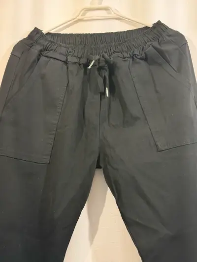 Pantalones negros casuales franca fortuna - miniatura 2