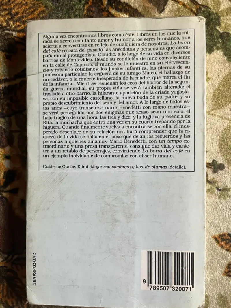 Libro 'La borra del café' de Mario Benedetti - 3