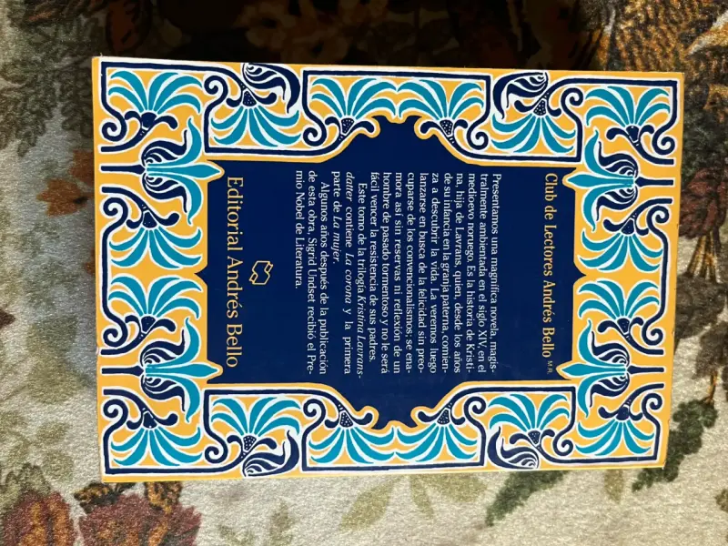 Libro Kristina Lavransdatter Tomo I de Sigrid Undset - 3