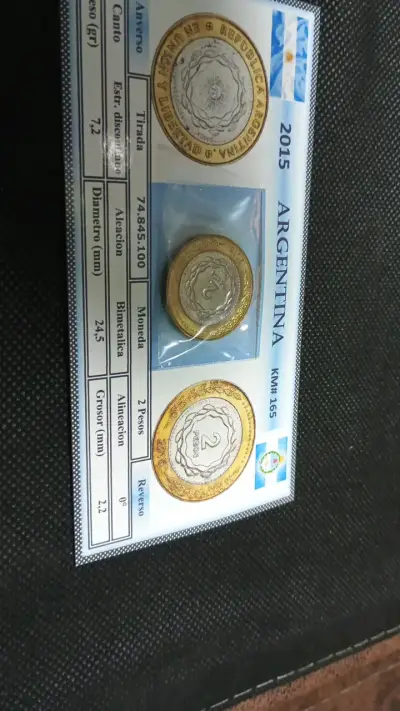 Set de Monedas Conmemorativas de Argentina 2013-2016 - miniatura 5
