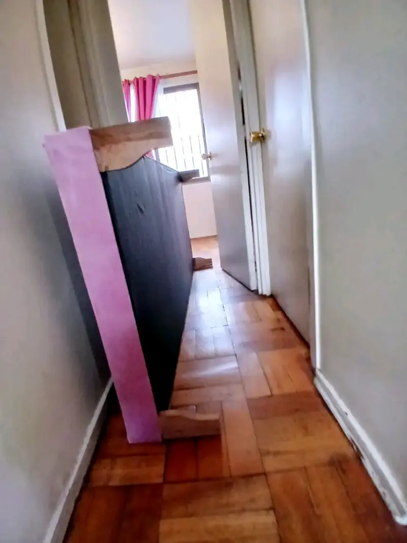 Vendo cama individual de 1 plaza color Palo Rosa. - 4
