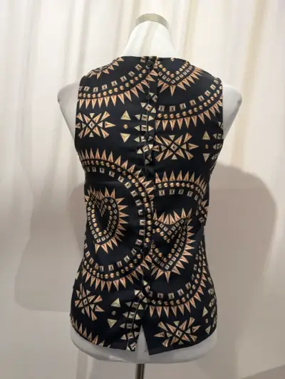 Blusa sin mangas con estampado geométrico - miniatura 5