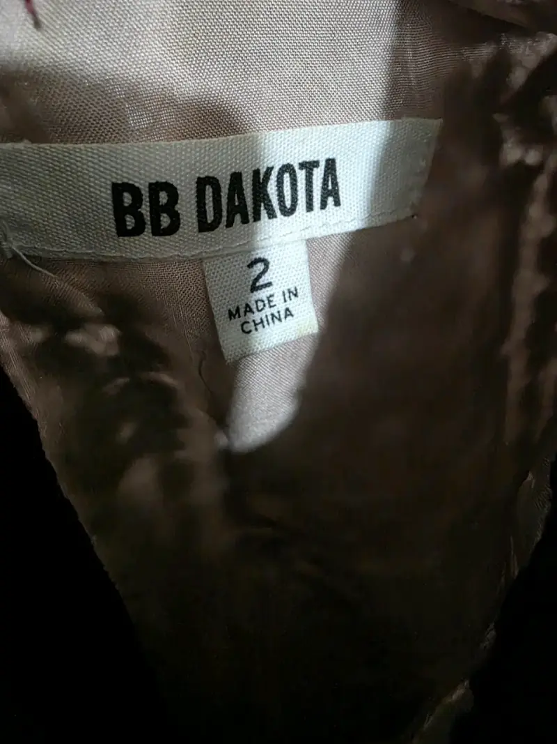 Vestido de encaje burdeos BB Dakota - 4