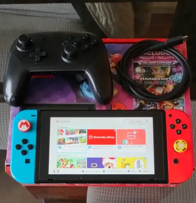 Nintendo Switch v2+ juego físico+ Accesorios - miniatura 1
