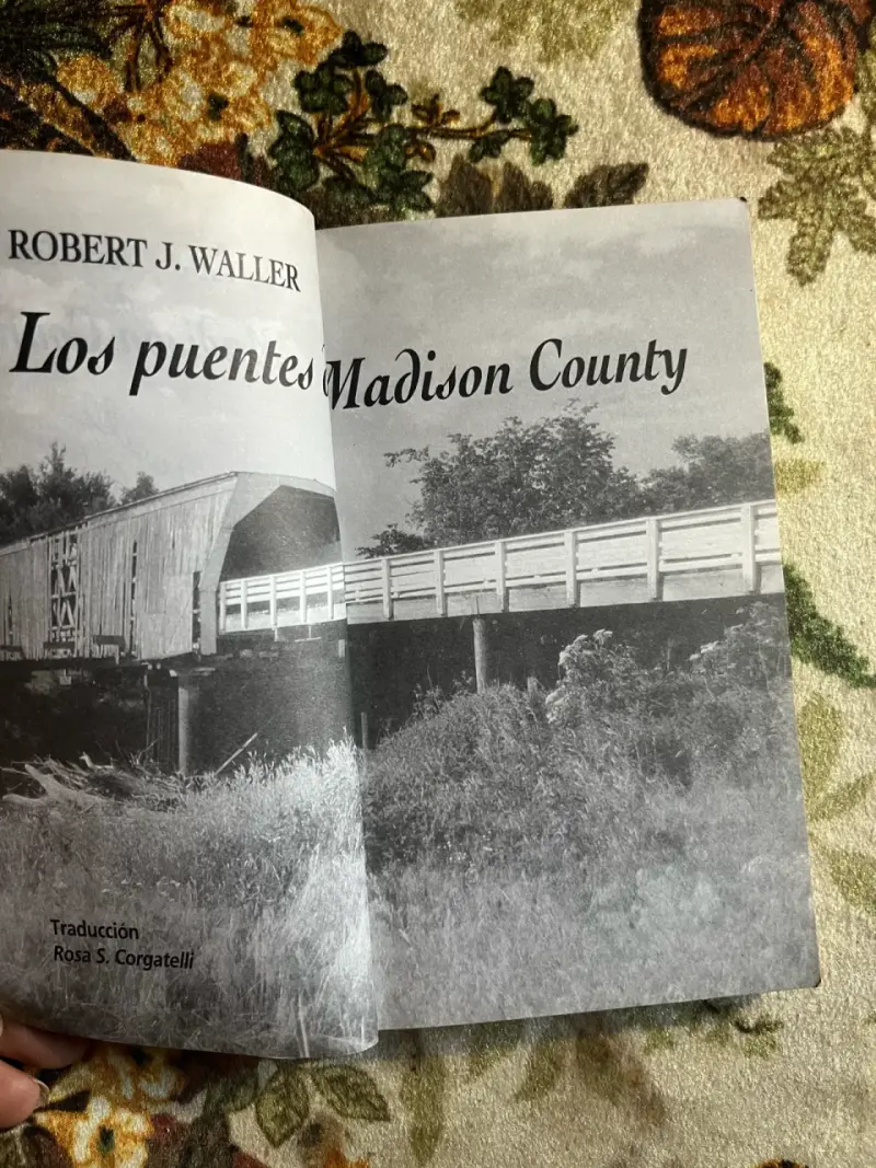 Libro 'Los Puentes de Madison County' de Robert J. Waller - 2