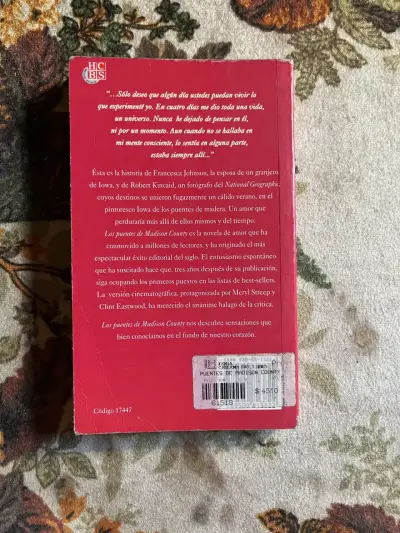 Libro 'Los Puentes de Madison County' de Robert J. Waller - miniatura 3