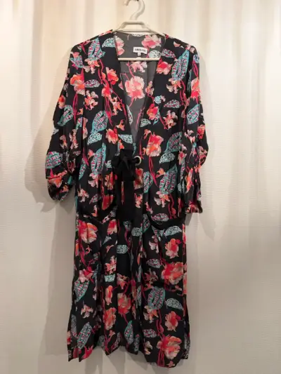 Kimono floral Singolare para mujer - miniatura 1