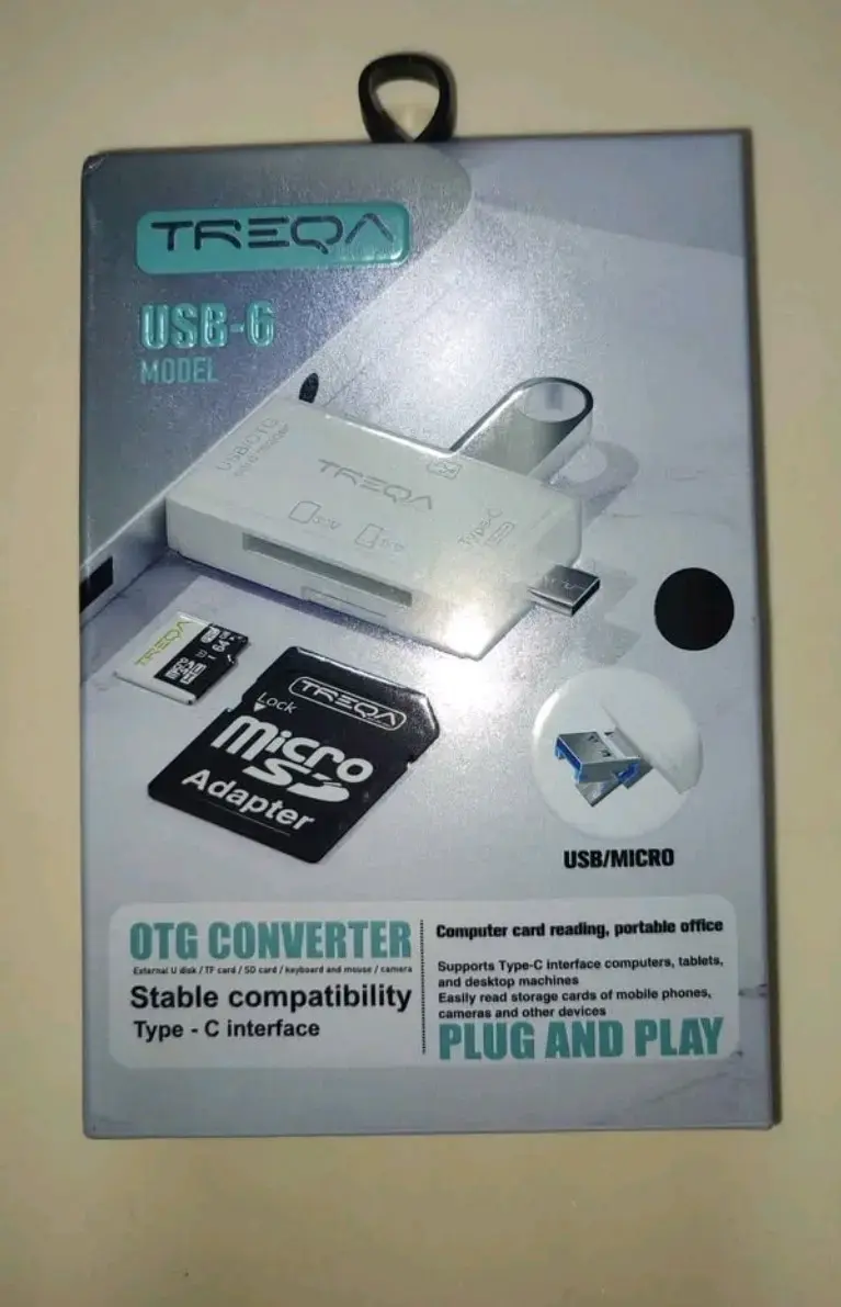 Adaptador OTG USB-C Treqa para Tarjetas MicroSD - 1