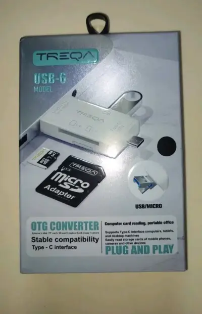 Adaptador OTG USB-C Treqa para Tarjetas MicroSD - miniatura 1
