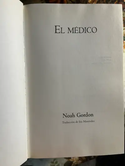 Libro 'El Médico' de Noah Gordon Edición XXVIII - miniatura 2