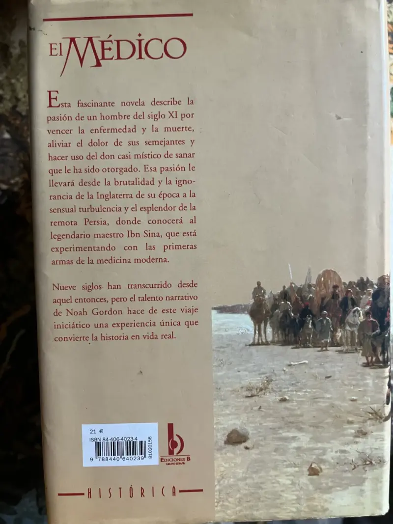 Libro 'El Médico' de Noah Gordon Edición XXVIII - 3