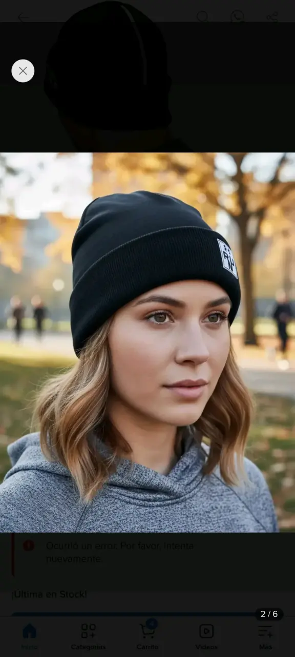 Gorro negro Under Armour para correr - 4