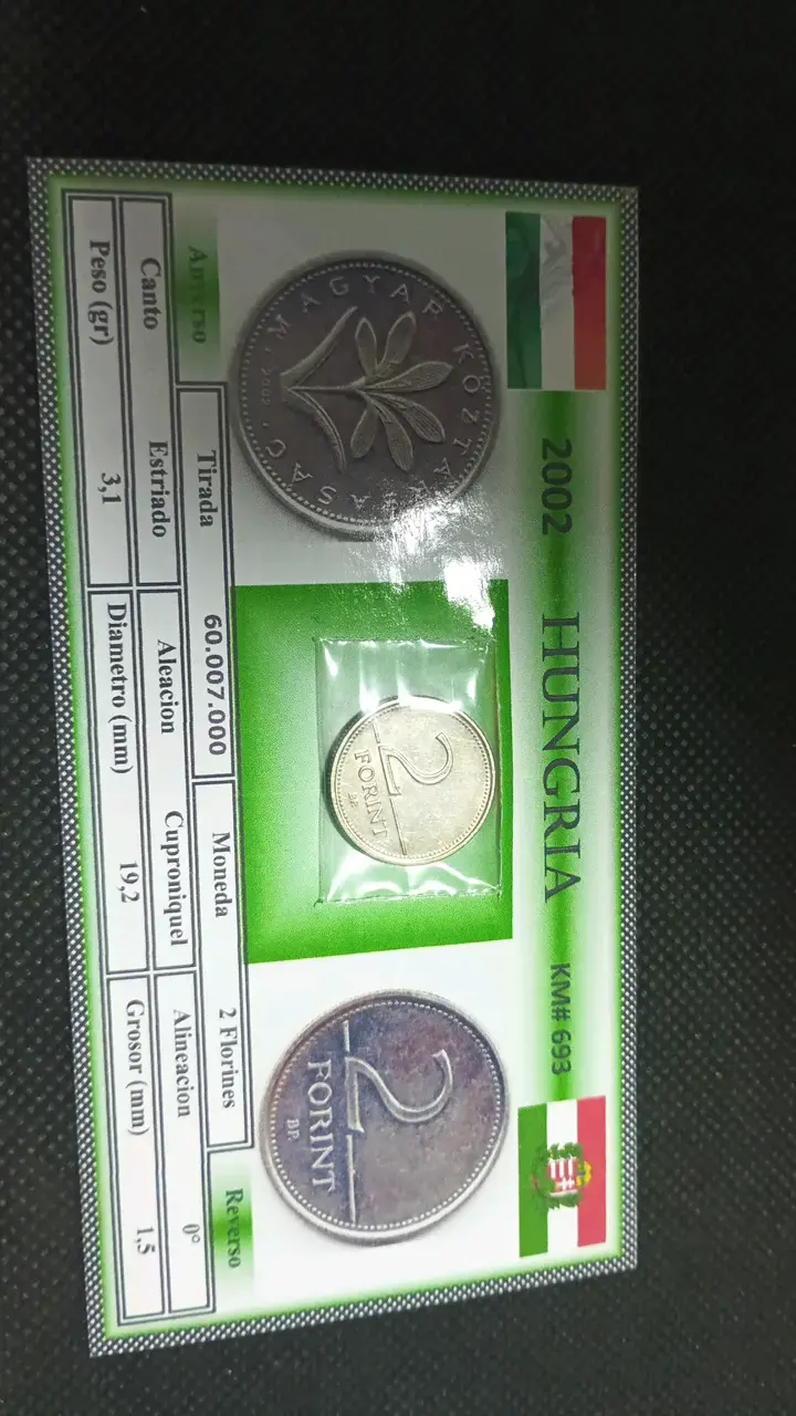 Set de Monedas de Colección Hungría, Islandia y Austria - 6