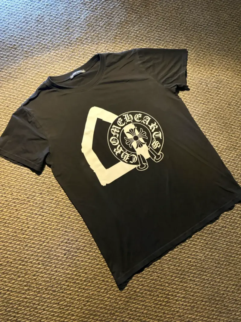 Polera negra Chrome Hearts - 1