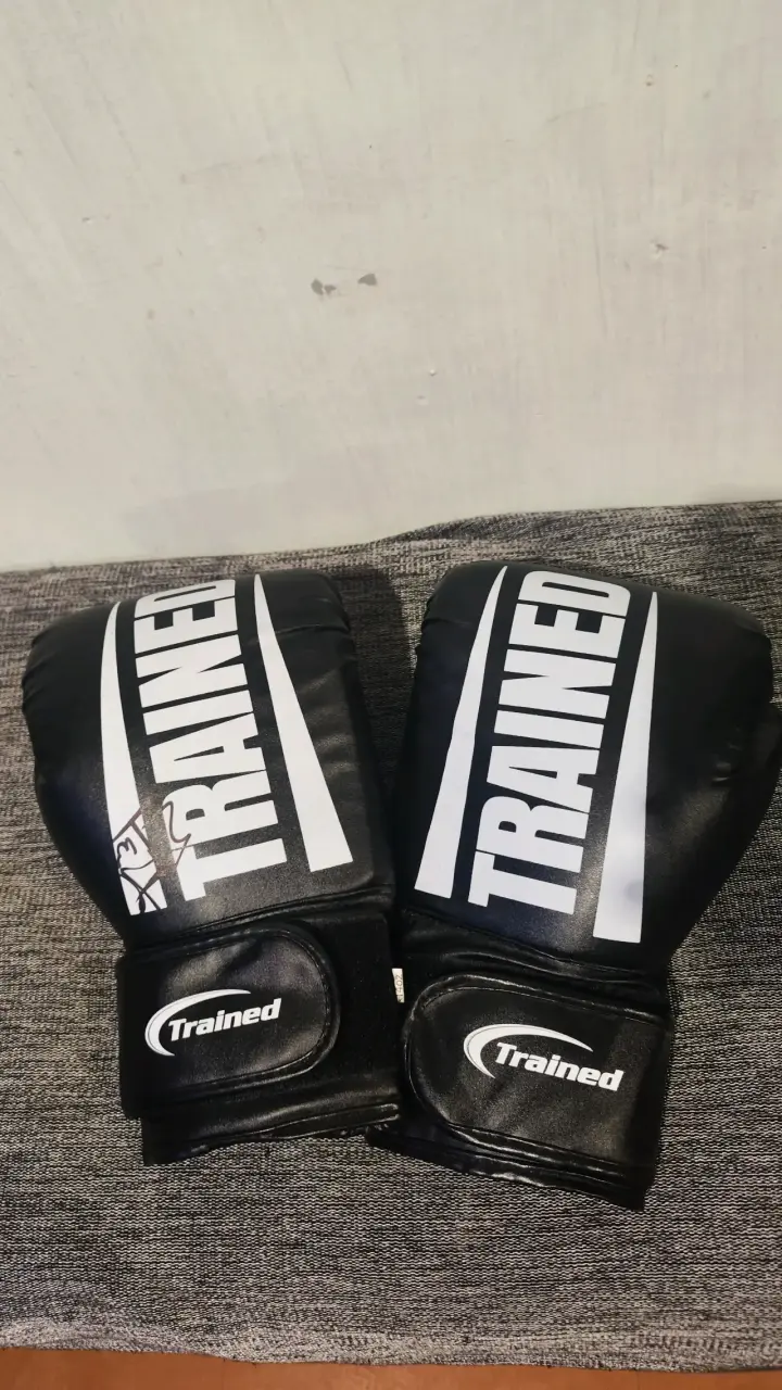 Guantes de boxeo Trained negros 14 oz - 3