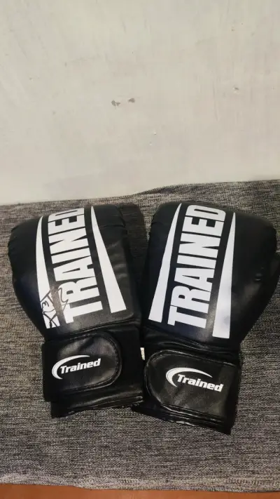 Guantes de boxeo Trained negros 14 oz - miniatura 3