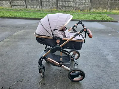 Coche de bebé Zeus plegable con manillar ajustable - miniatura 2