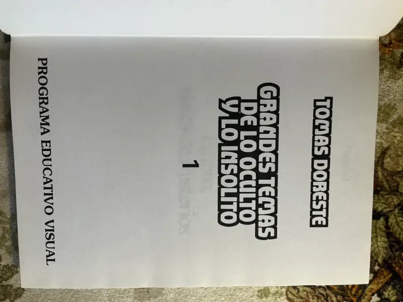 Libro 'Lo Oculto y Lo Insólito' de Tomás Doreste - 2