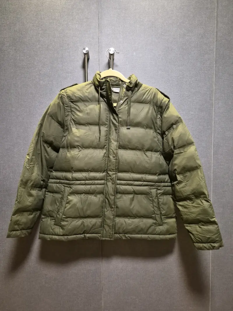 Chaqueta acolchada verde L - 1