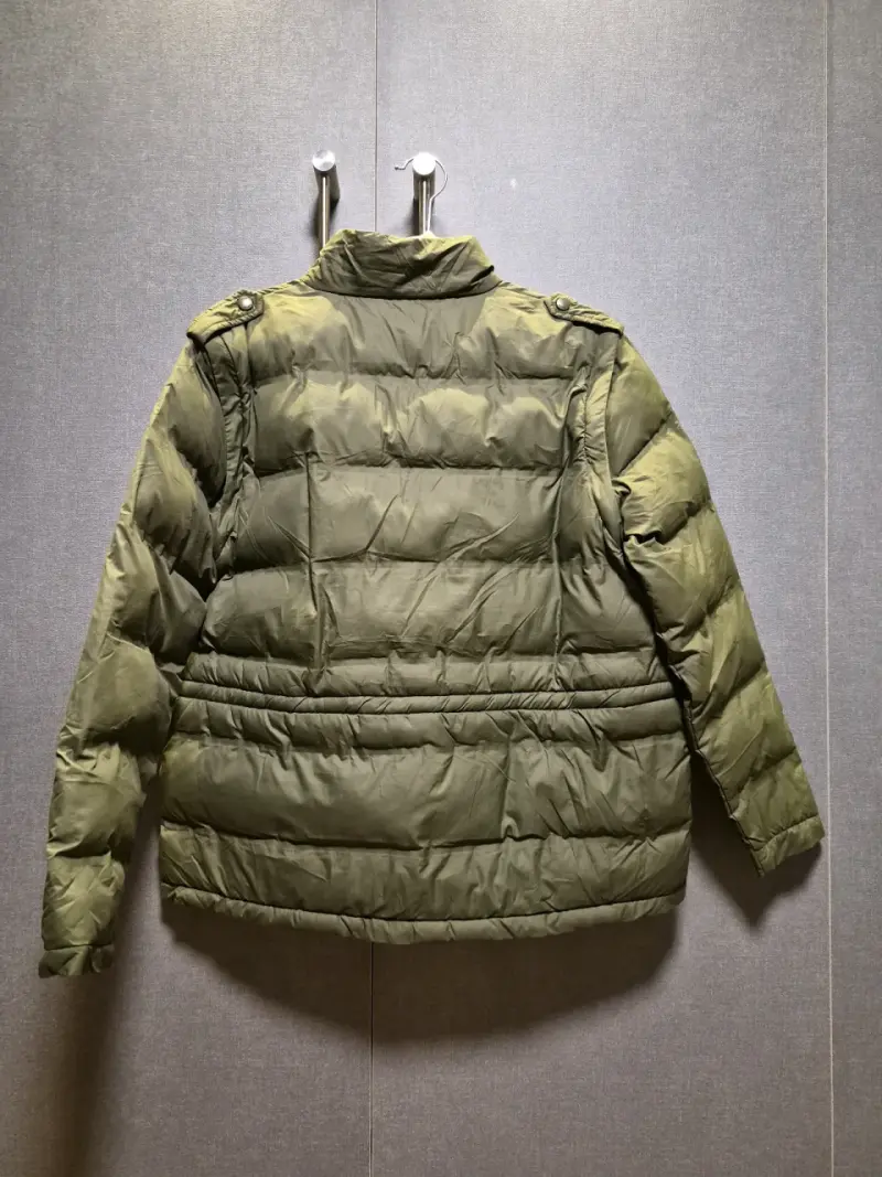 Chaqueta acolchada verde L - 2