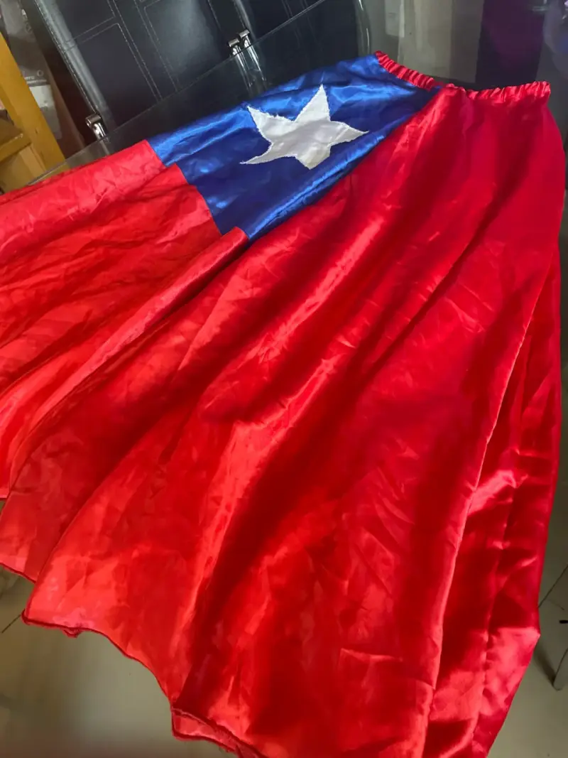 Falda con diseño de bandera Chilena chilena - 2