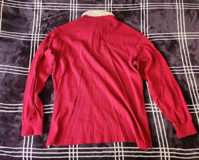 Polera roja de manga larga H&M - miniatura 2