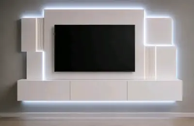 Mueble de TV flotante con iluminación LED - miniatura 4
