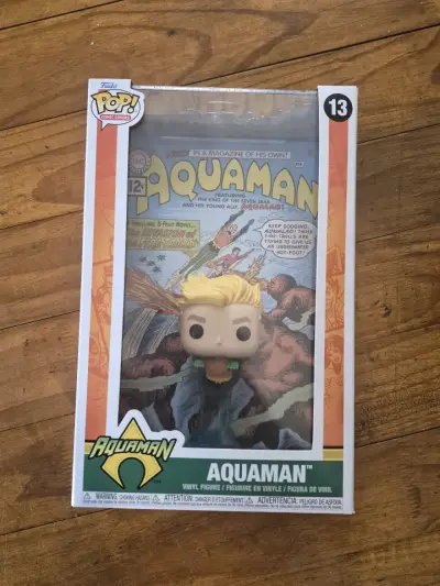 Figura Funko Pop Aquaman Comic Cover - miniatura 1