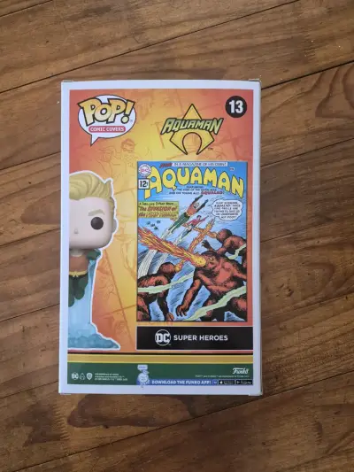 Figura Funko Pop Aquaman Comic Cover - miniatura 2
