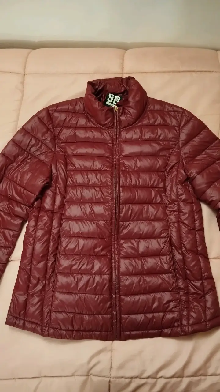 Chaqueta parka burdeos XL(s/m) - 2