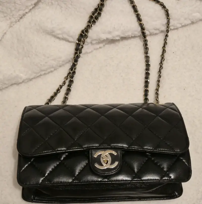 Cartera de cuero chanel - 1