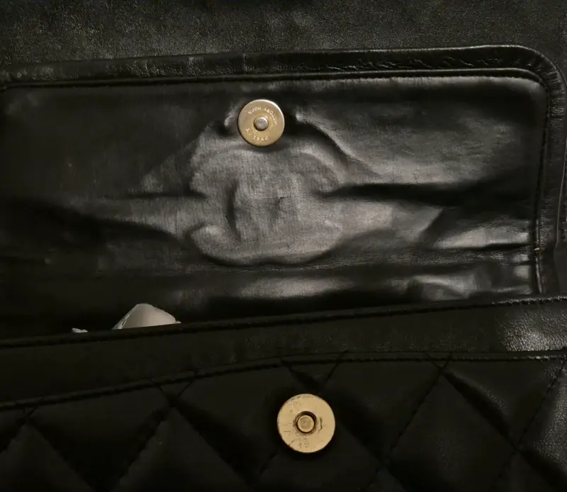 Cartera de cuero chanel - 6