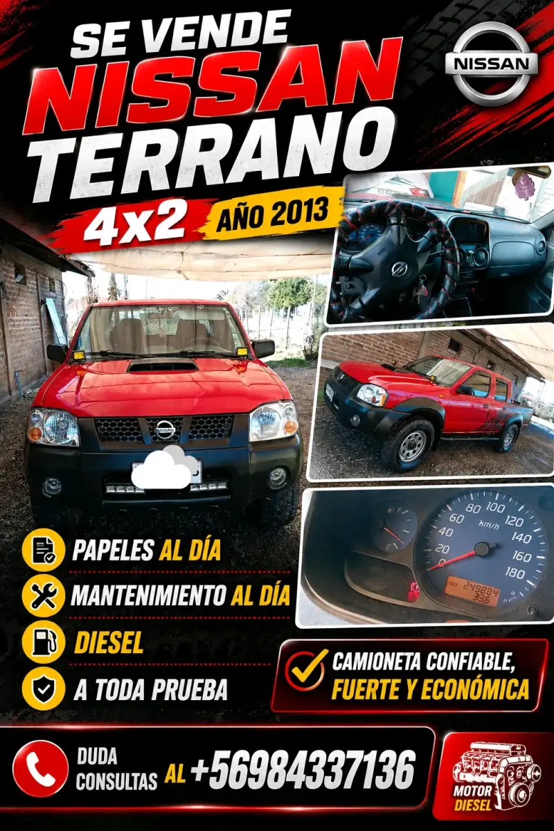 Camioneta Nissan Terrano 2013 4x2 Diesel