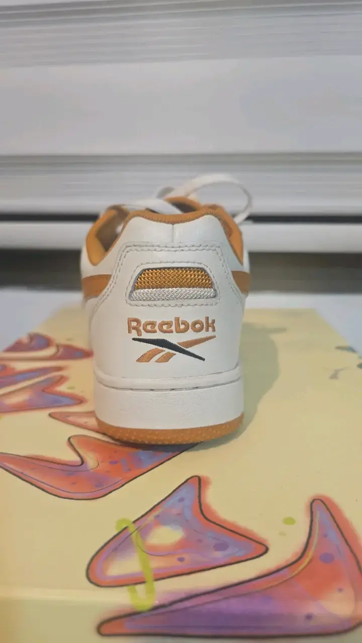 Zapatillas deportivas Reebok blancas y naranjas - 2