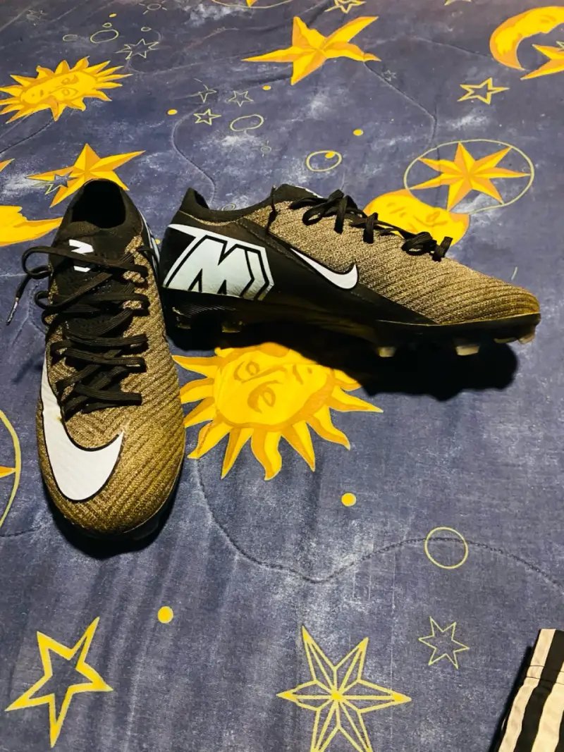 Botines de fútbol Nike Mercurial negros - 3
