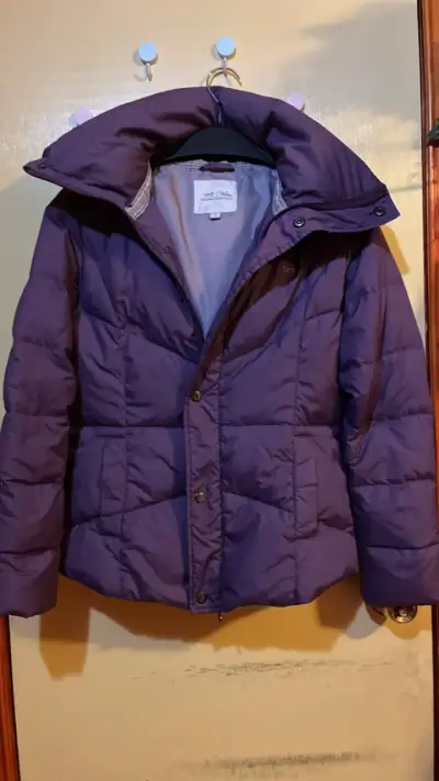 Chaqueta acolchada morada para mujer Rockford - miniatura 1