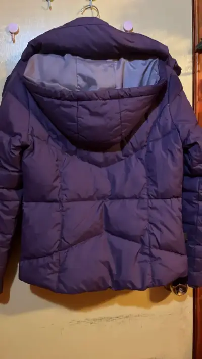 Chaqueta acolchada morada para mujer Rockford - miniatura 3